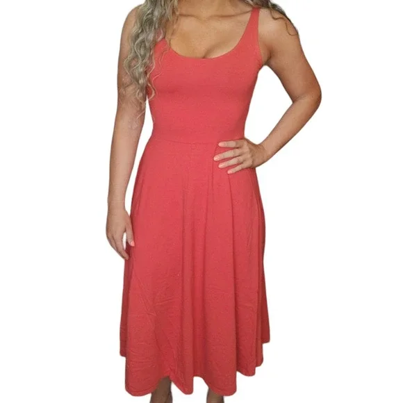 slim fit dress slacks Katie Fit Flare Dress main image 0